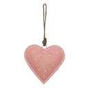 Decoratie hanger hart 14x4x14 cm