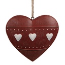Decoratie hanger hart 11x2x10 cm