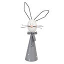 Decoratie konijn 21x11x48 cm