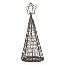 Decoratie kerstboom Ø 13x32 cm