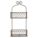 Rek met manden 20x12x45 cm