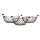 Manden (3) Ø 27x9/14 / Ø 24x8/12 / Ø 21x7/11 cm