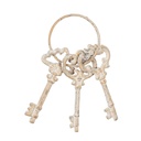 Decoratie sleutelbos 9x1x19 cm