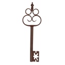 Decoratie sleutel 17x3x54 cm