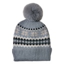 Muts 22x23 cm grijs