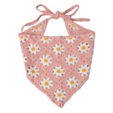 Kinder bandana 55 cm roze