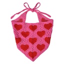 Kinder bandana 55 cm roze