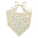 Kinder bandana 55 cm beige