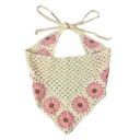 Kinder bandana 55 cm beige
