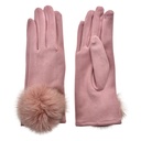 Handschoenen 9x24 cm roze