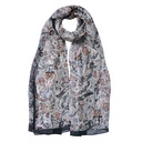 Sjaal 50x160 cm zwart