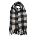 Sjaal 39x200 cm zwart