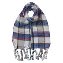 Sjaal 50x200 cm blauw