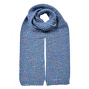 Sjaal 14x146 cm blauw