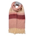 Sjaal 37x210 cm roze