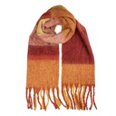 Sjaal 50x210 cm rood