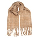 Sjaal 50x210 cm bruin