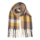 Sjaal 50x210 cm geel