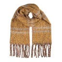 Sjaal 50x210 cm geel