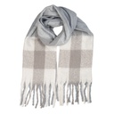 Sjaal 50x210 cm grijs