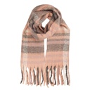 Sjaal 50x210 cm roze