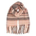 Sjaal 50x180 cm roze