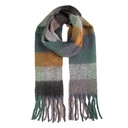 Sjaal 38x200 cm grijs