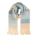 Sjaal 40x180 cm blauw