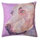 Kussenhoes hond 43x43 cm