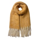 Sjaal 50x180 cm geel