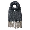 Sjaal 50x180 cm zwart